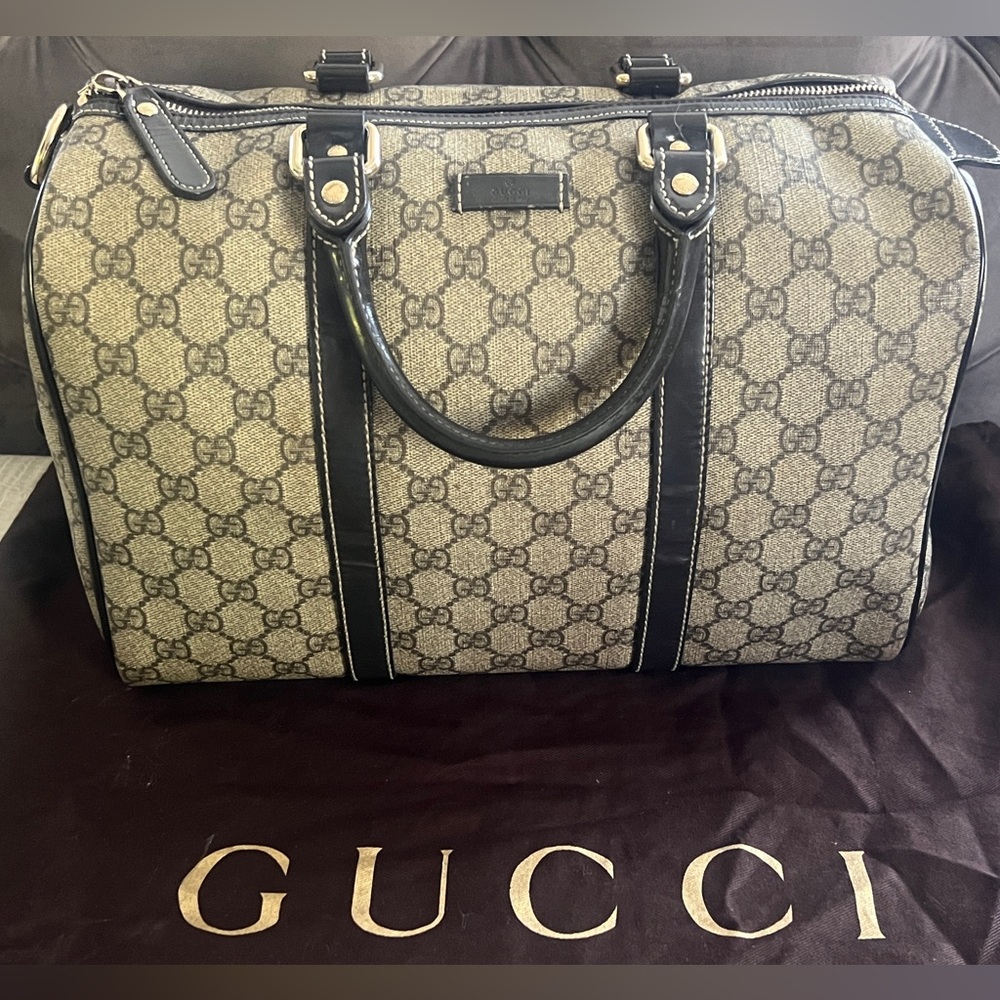 🤎Gucci Vintage PVC Boston Bag 🤎
